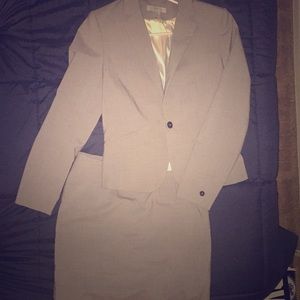 Grey Skirt Suit